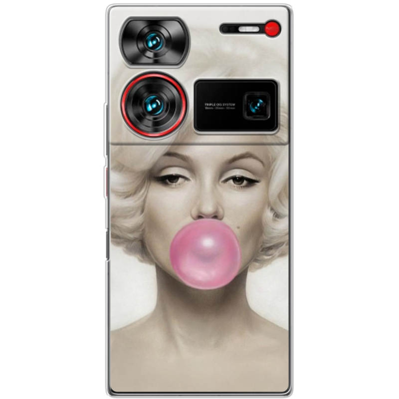 Чехол BoxFace Nubia Z60 Ultra Marilyn Monroe Bubble Gum