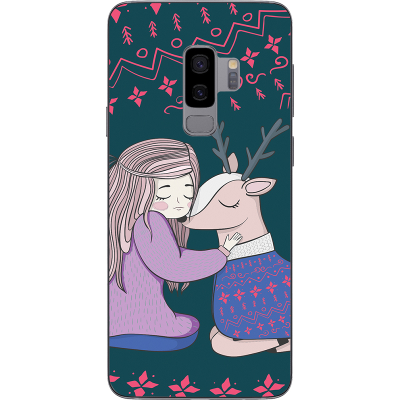 Чехол Uprint Samsung G965 Galaxy S9 Plus Girl and deer