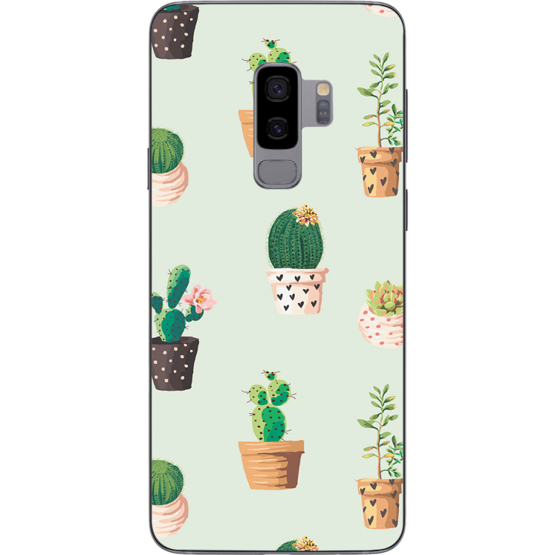 Чехол Uprint Samsung G965 Galaxy S9 Plus L-green Cacti