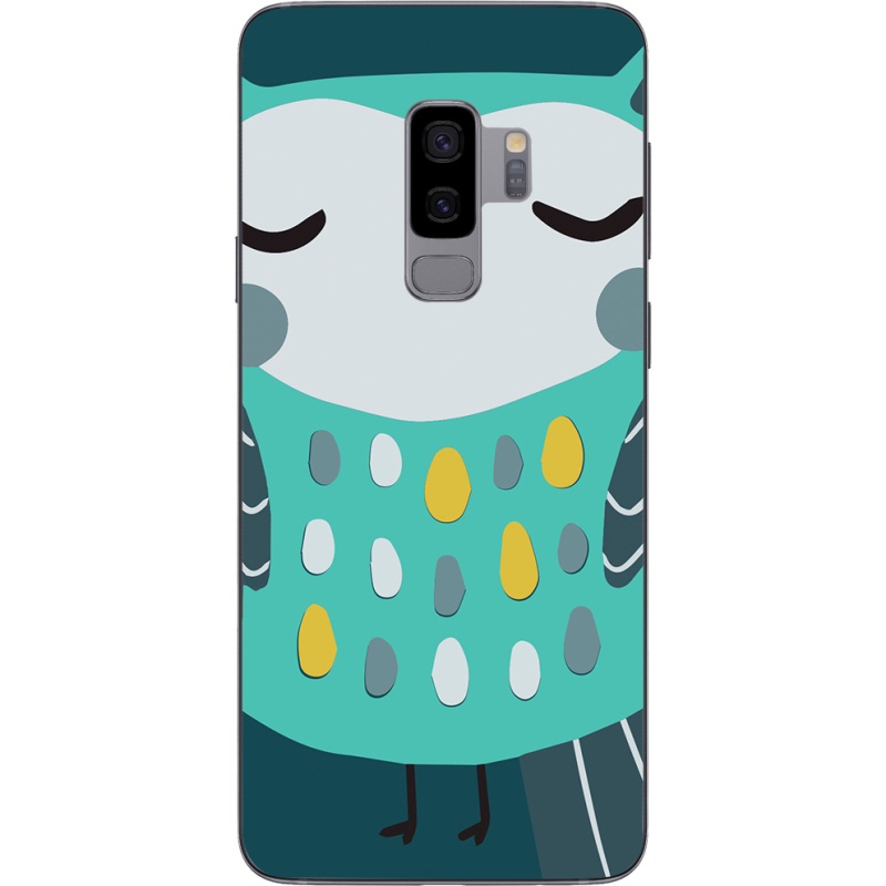 Чехол Uprint Samsung G965 Galaxy S9 Plus Green Owl