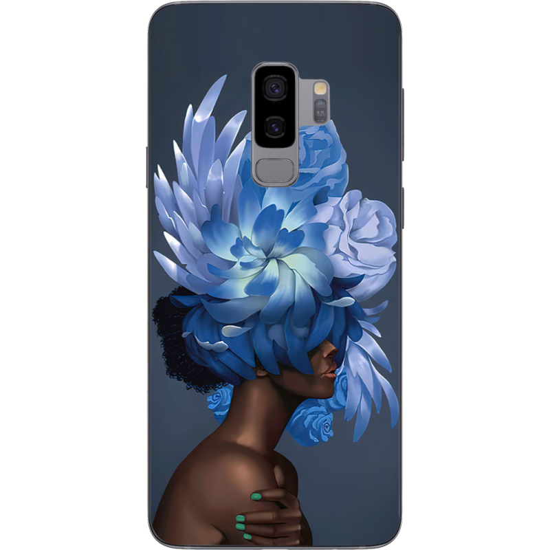 Чехол Uprint Samsung G965 Galaxy S9 Plus Exquisite Blue Flowers