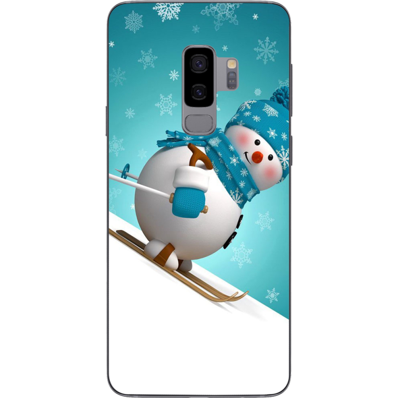 Чехол Uprint Samsung G965 Galaxy S9 Plus Skier Snowman