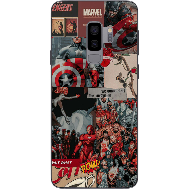 Чехол Uprint Samsung G965 Galaxy S9 Plus Marvel Avengers