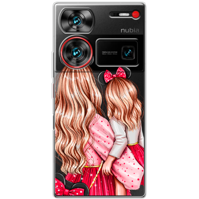 Прозрачный чехол BoxFace Nubia Z60 Ultra Mouse Girls