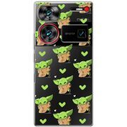 Прозрачный чехол BoxFace Nubia Z60 Ultra Pattern Baby Yoda