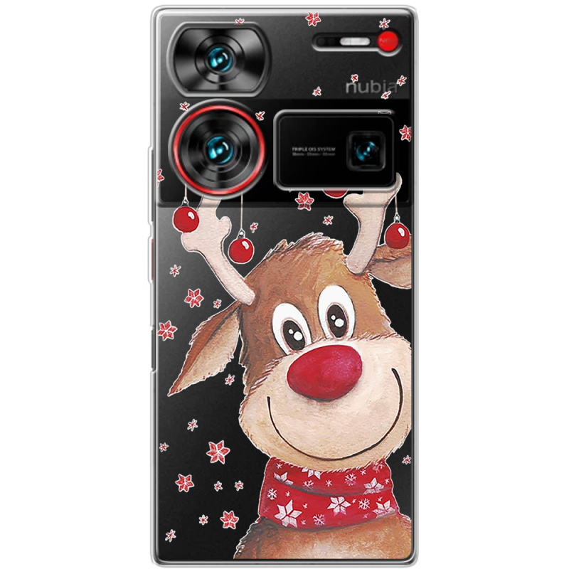 Прозрачный чехол BoxFace Nubia Z60 Ultra Winter Deer