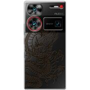 Прозрачный чехол BoxFace Nubia Z60 Ultra Chinese Dragon