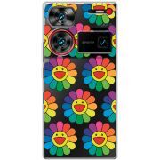 Прозрачный чехол BoxFace Nubia Z60 Ultra Hippie Flowers