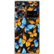 Прозрачный чехол BoxFace Nubia Z60 Ultra Butterfly Morpho