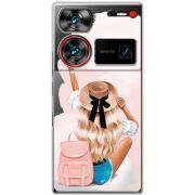 Прозрачный чехол BoxFace Nubia Z60 Ultra Travel Girl