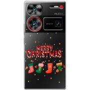 Прозрачный чехол BoxFace Nubia Z60 Ultra Merry Christmas