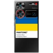 Прозрачный чехол BoxFace Nubia Z60 Ultra Pantone вільний синій