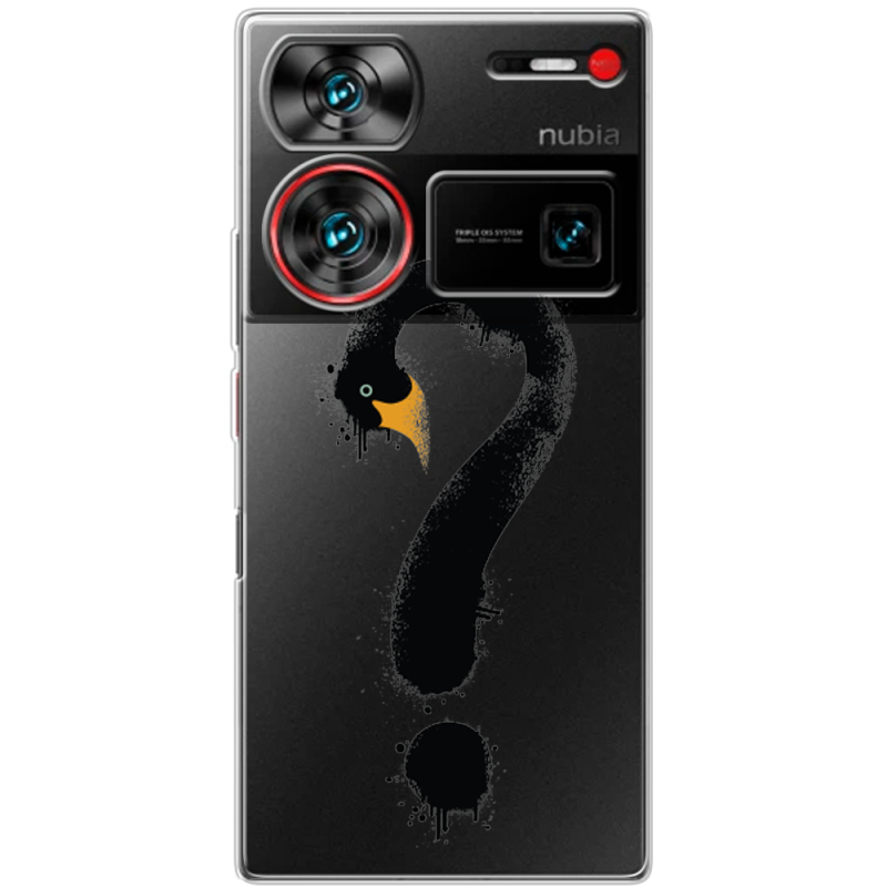 Прозрачный чехол BoxFace Nubia Z60 Ultra Swan question
