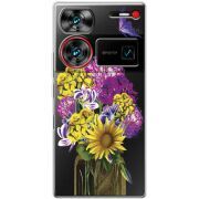 Прозрачный чехол BoxFace Nubia Z60 Ultra My Bouquet