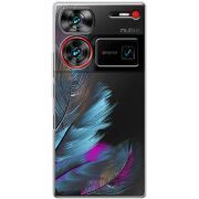 Прозрачный чехол BoxFace Nubia Z60 Ultra Feathers