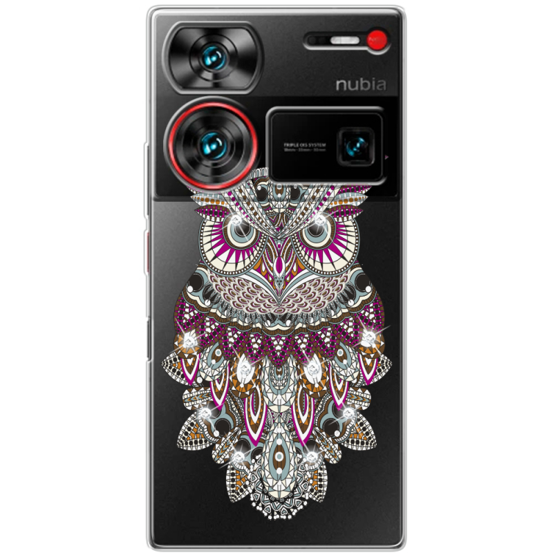 Чехол со стразами Nubia Z60 Ultra Owl