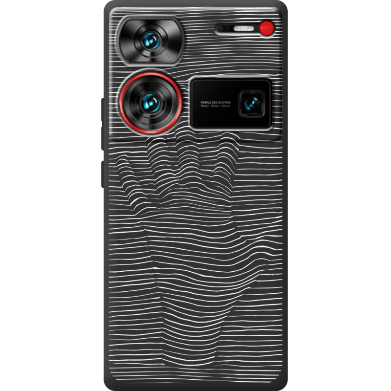 Черный чехол BoxFace Nubia Z60 Ultra Optical Hand