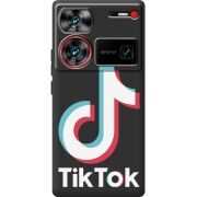 Черный чехол BoxFace Nubia Z60 Ultra Tik Tok