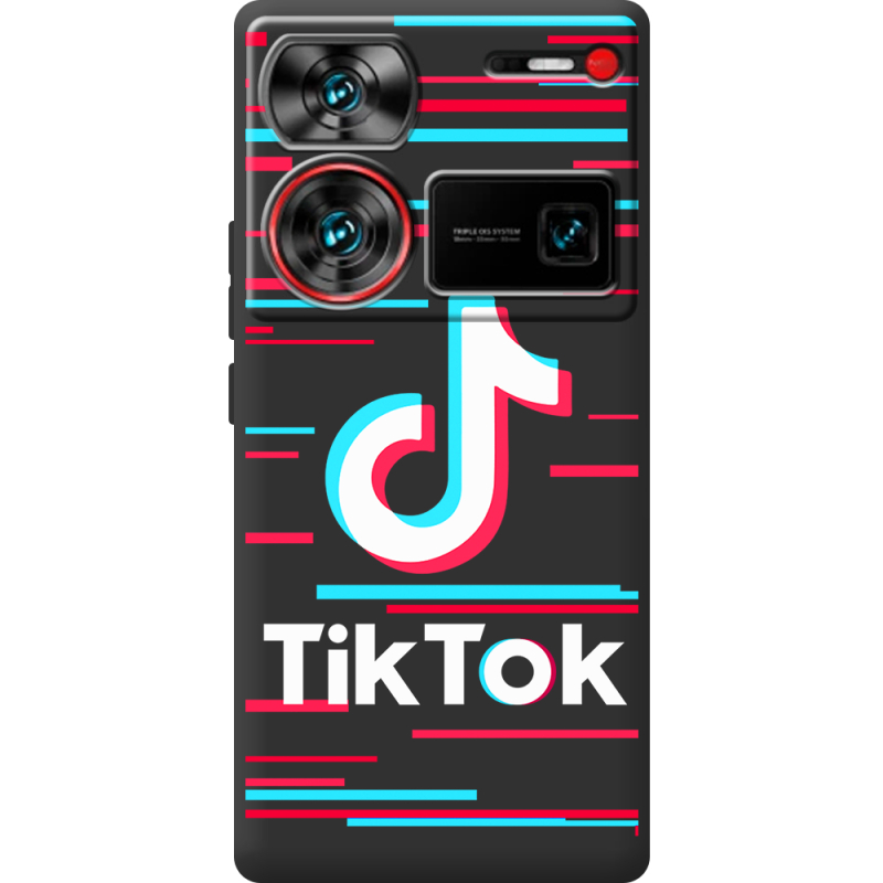 Черный чехол BoxFace Nubia Z60 Ultra Tik Tok