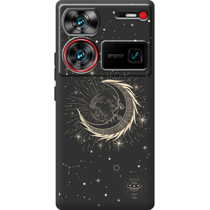 Черный чехол BoxFace Nubia Z60 Ultra Moon