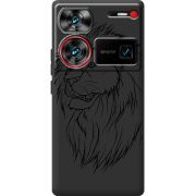 Черный чехол BoxFace Nubia Z60 Ultra Lion