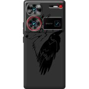 Черный чехол BoxFace Nubia Z60 Ultra Wolf and Raven