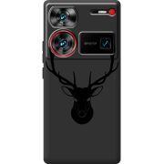 Черный чехол BoxFace Nubia Z60 Ultra Deer