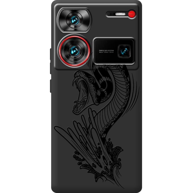 Черный чехол BoxFace Nubia Z60 Ultra Snake