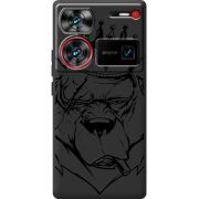 Черный чехол BoxFace Nubia Z60 Ultra Bear King