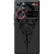 Черный чехол BoxFace Nubia Z60 Ultra Hugin and Munin