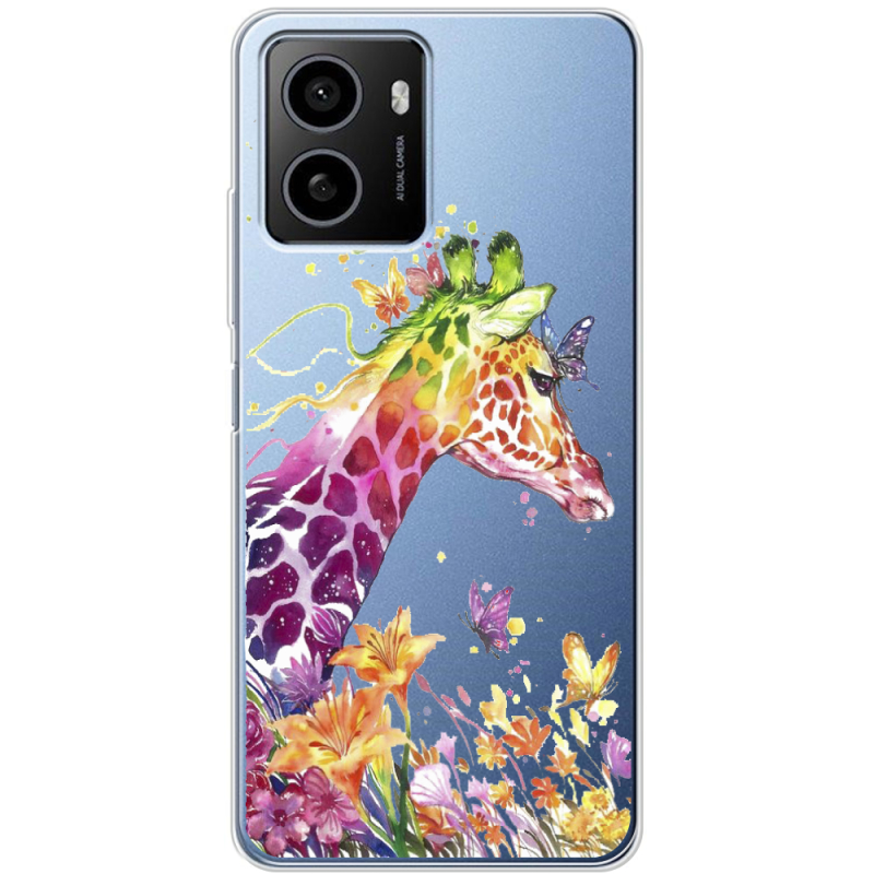 Прозрачный чехол BoxFace HMD Pulse Colorful Giraffe