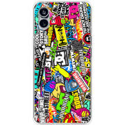 Чехол BoxFace Nothing Phone (1) Multicolored Inscriptions