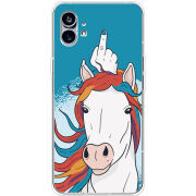 Чехол BoxFace Nothing Phone (1) Fuck Unicorn