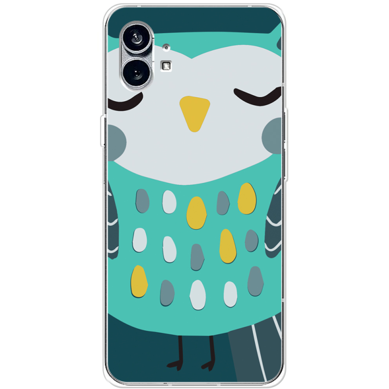 Чехол BoxFace Nothing Phone (1) Green Owl