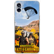 Чехол BoxFace Nothing Phone (1) Pubg parachute