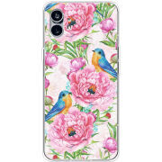 Чехол BoxFace Nothing Phone (1) Birds and Flowers