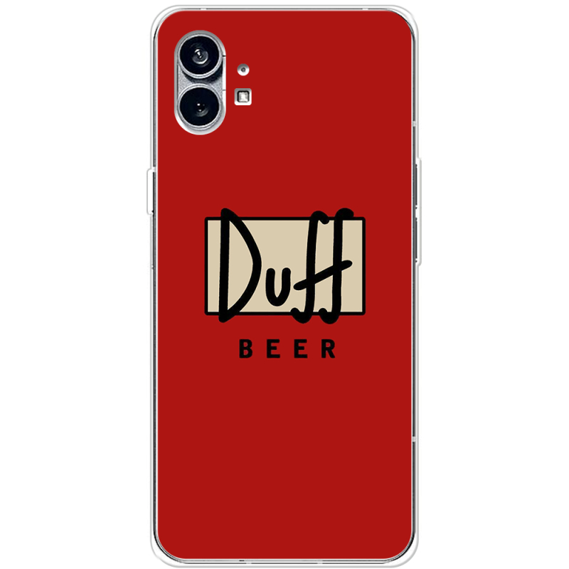 Чехол BoxFace Nothing Phone (1) Duff beer