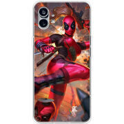 Чехол BoxFace Nothing Phone (1) Woman Deadpool