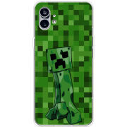 Чехол BoxFace Nothing Phone (1) Minecraft Creeper