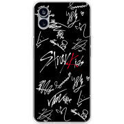 Чехол BoxFace Nothing Phone (1) Stray Kids автограф