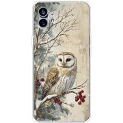 Чехол BoxFace Nothing Phone (1) Christmas Owl