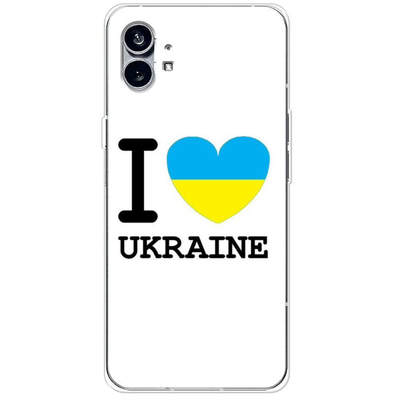 Чехол BoxFace Nothing Phone (1) I love Ukraine