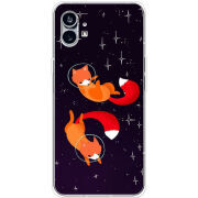 Чехол BoxFace Nothing Phone (1) Fox-Astronauts