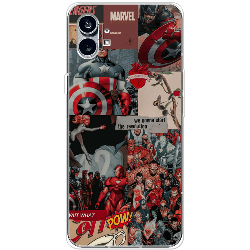 Чехол BoxFace Nothing Phone (1) Marvel Avengers