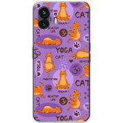 Чехол BoxFace Nothing Phone (2) Yoga Cat