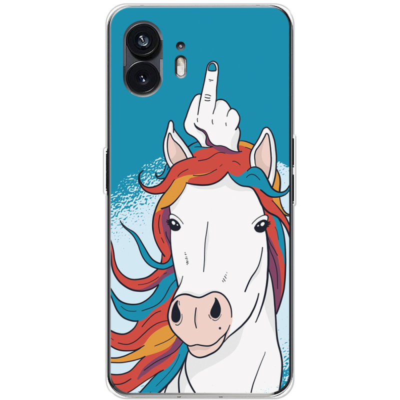 Чехол BoxFace Nothing Phone (2) Fuck Unicorn