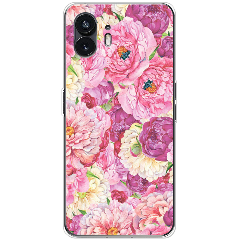 Чехол BoxFace Nothing Phone (2) Pink Peonies