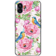 Чехол BoxFace Nothing Phone (2) Birds and Flowers