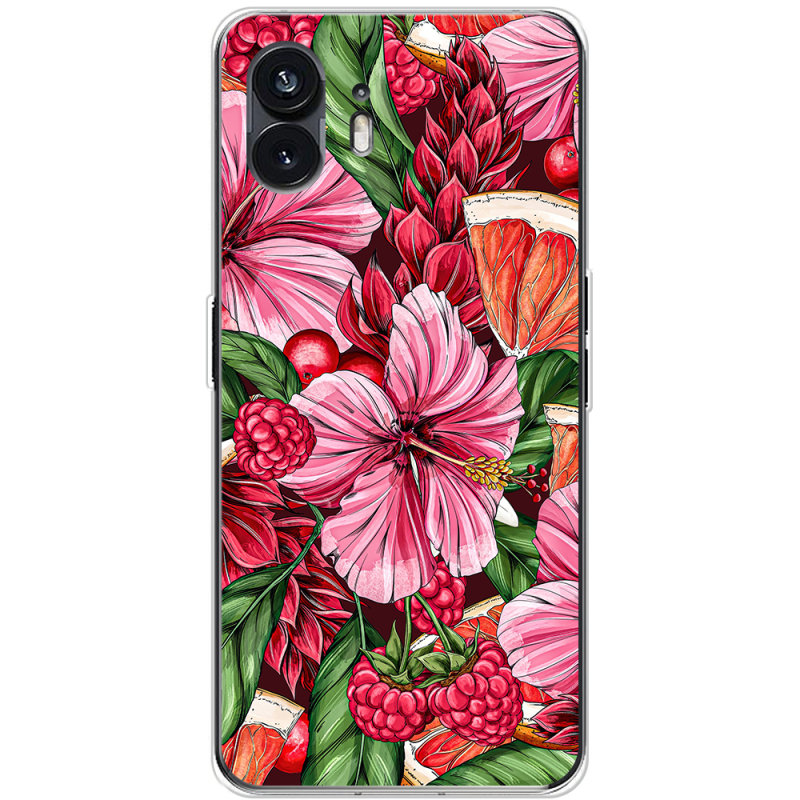 Чехол BoxFace Nothing Phone (2) Tropical Flowers