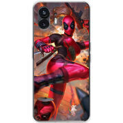 Чехол BoxFace Nothing Phone (2) Woman Deadpool